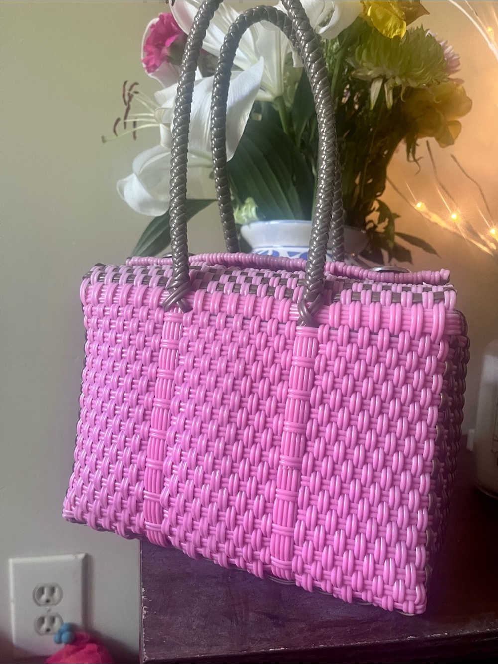 Artizinat Vintage Woven handbag